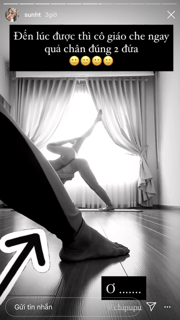 Chi Pu - Sun Ht rủ nhau tạo dáng yoga khó nhằn, ai ngờ cảnh hậu trường tố tâm tĩnh mà... cân nặng không tĩnh - Ảnh 4. Chi Pu - Sun Ht rủ nhau tạo dáng yoga khó nhằn, ai ngờ cảnh hậu trường tố tâm tĩnh mà... cân nặng không tĩnh - Ảnh 4.