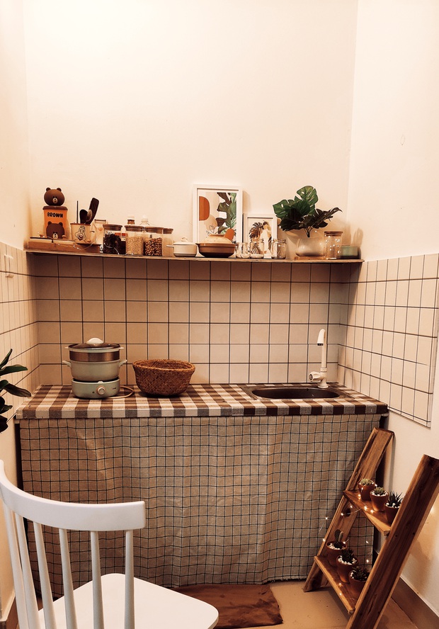 Cô bạn decor phòng trọ thành nơi ở ấm áp cực chill, mua toàn đồ xinh giá rẻ với tổng chi phí chỉ loanh quanh 4 triệu đồng - Ảnh 3.