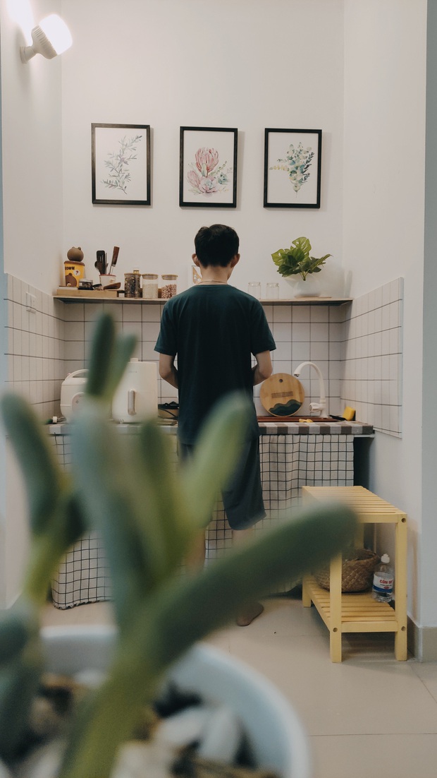 Cô bạn decor phòng trọ thành nơi ở ấm áp cực chill, mua toàn đồ xinh giá rẻ với tổng chi phí chỉ loanh quanh 4 triệu đồng - Ảnh 4.