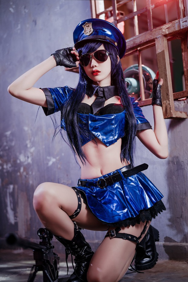 Rụng tim với bộ ảnh cosplay Caitlyn xinh như mộng, nhìn là muốn tan chảy - Ảnh 25.