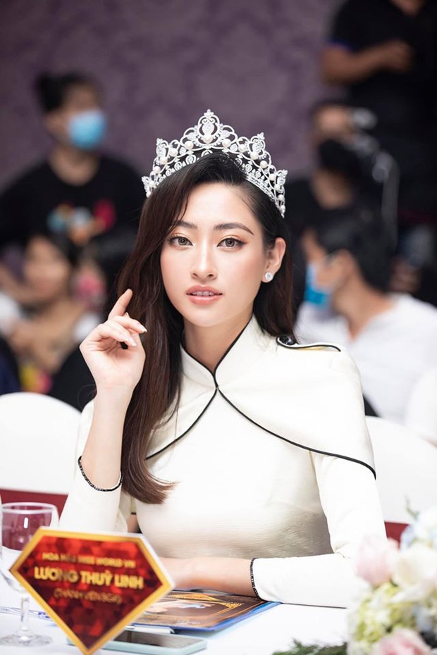 Lương Thuỳ Linh cùng 2 Á hậu kỷ niệm 1 năm đăng quang Miss World Việt Nam: Top 3 nay đã thay đổi ra sao? - Ảnh 7.