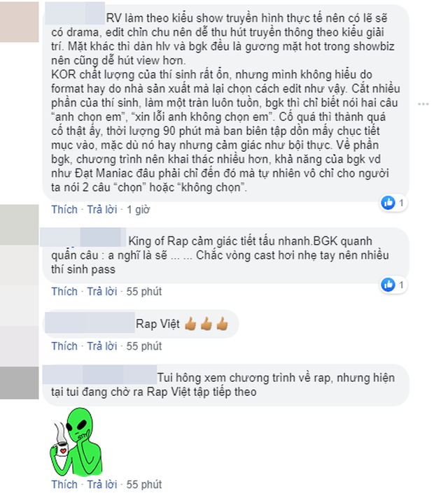 Dân mạng bàn phím chiến kịch liệt: Rap Việt nhận cơn mưa lời khen, người mê King Of Rap chê đối thủ không chất? - Ảnh 5. Dân mạng bàn phím chiến kịch liệt: Rap Việt nhận cơn mưa lời khen, người mê King Of Rap chê đối thủ không chất? - Ảnh 5.
