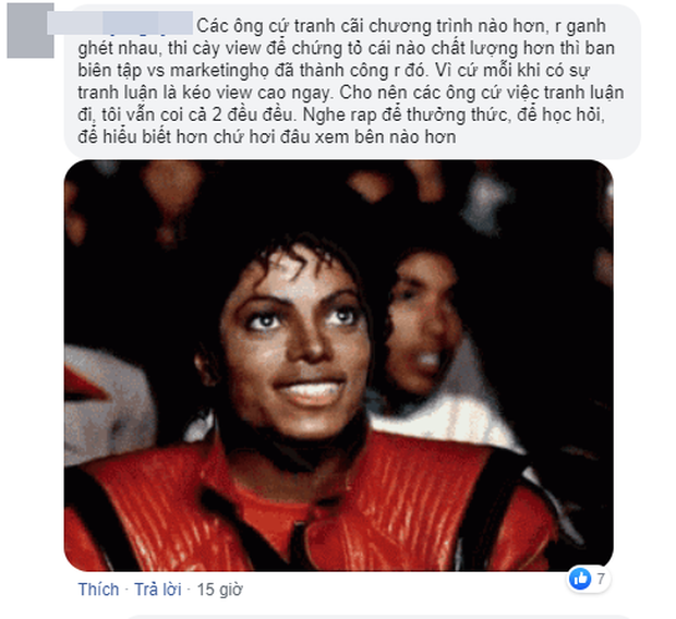 Dân mạng bàn phím chiến kịch liệt: Rap Việt nhận cơn mưa lời khen, người mê King Of Rap chê đối thủ không chất? - Ảnh 9. Dân mạng bàn phím chiến kịch liệt: Rap Việt nhận cơn mưa lời khen, người mê King Of Rap chê đối thủ không chất? - Ảnh 9.