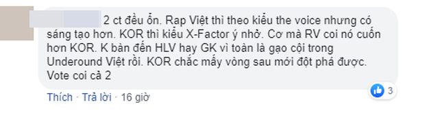 Dân mạng bàn phím chiến kịch liệt: Rap Việt nhận cơn mưa lời khen, người mê King Of Rap chê đối thủ không chất? - Ảnh 10. Dân mạng bàn phím chiến kịch liệt: Rap Việt nhận cơn mưa lời khen, người mê King Of Rap chê đối thủ không chất? - Ảnh 10.