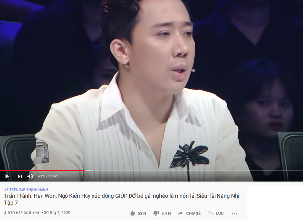 Trấn Thành xứng danh Ông trùm gameshow: 2 tuần liền có tận 6 video thống trị top trending YouTube - Ảnh 5. Trấn Thành xứng danh Ông trùm gameshow: 2 tuần liền có tận 6 video thống trị top trending YouTube - Ảnh 5.