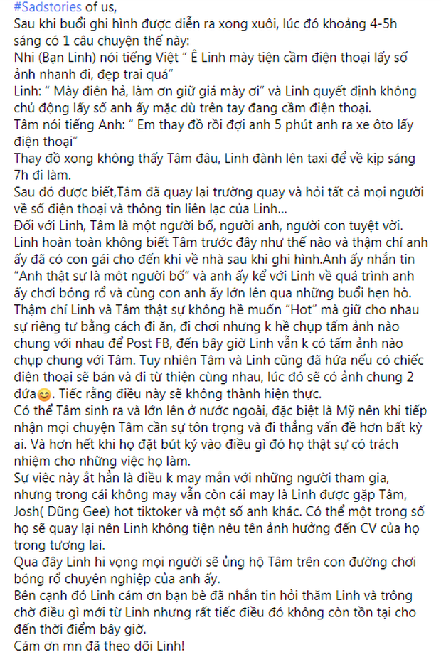 Em gái Hoàng Thùy hé lộ về mối quan hệ với hot boy bóng rổ Tâm Đinh sau khi bị cắt khỏi Người ấy là ai - Ảnh 3. Em gái Hoàng Thùy hé lộ về mối quan hệ với hot boy bóng rổ Tâm Đinh sau khi bị cắt khỏi Người ấy là ai - Ảnh 3.