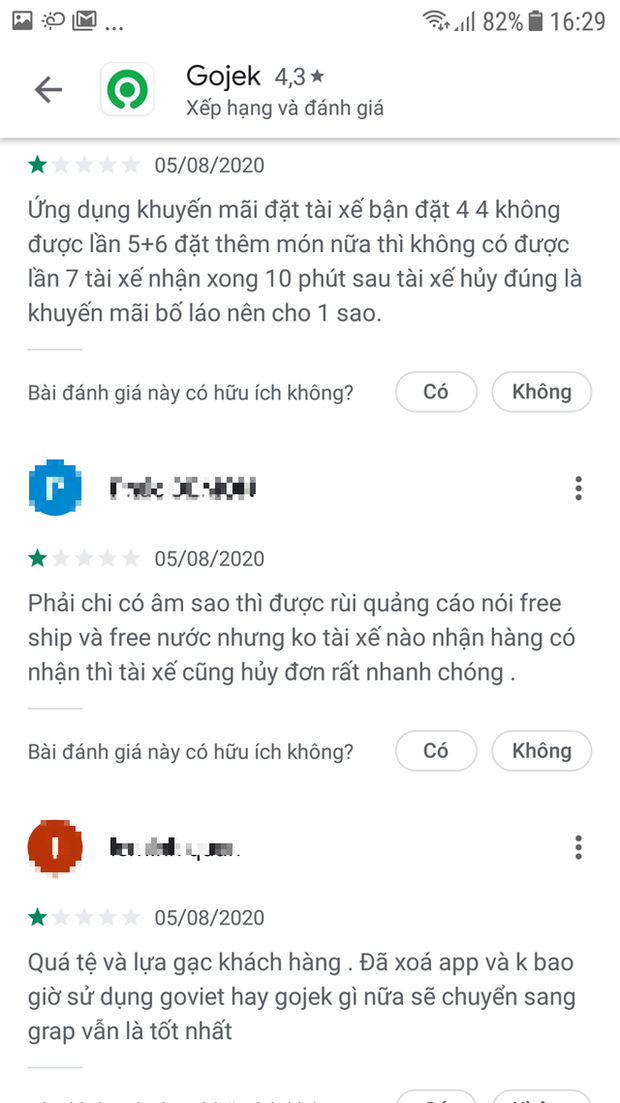 Bão 1 sao ngày Gojek Việt Nam chào sân, người dùng bất mãn dọa thẳng tay xóa app hoặc chuyển sang dùng của đối thủ khác - Ảnh 2.