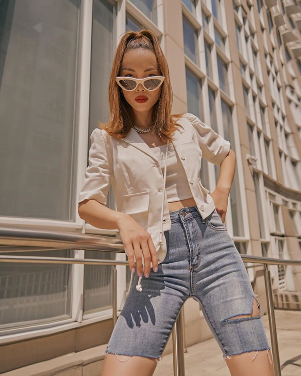 Sắp cuối hè, chị em mau sắm ngay blazer cộc tay không thì thiệt mất bao set đồ thanh lịch sang xịn level max - Ảnh 13. Sắp cuối hè, chị em mau sắm ngay blazer cộc tay không thì thiệt mất bao set đồ thanh lịch sang xịn level max - Ảnh 13.