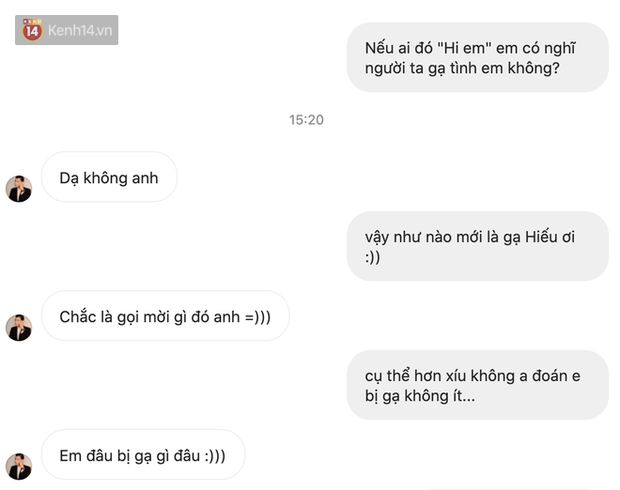 1001 phản ứng của dân tình khi bị hỏi: Hi em có phải là gạ tình không? - Ảnh 2. 1001 phản ứng của dân tình khi bị hỏi: Hi em có phải là gạ tình không? - Ảnh 2.