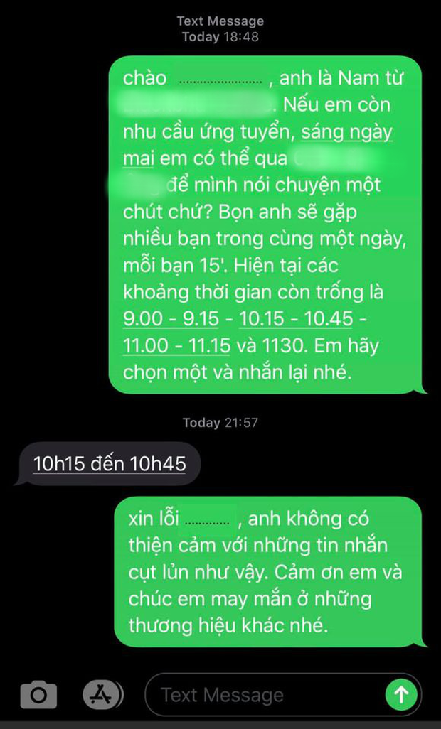 Đi xin việc nhưng nói trống không, nam sinh khiến dân tình hả hê khi nghe màn đáp trả cực gắt của bên tuyển dụng - Ảnh 1. Đi xin việc nhưng nói trống không, nam sinh khiến dân tình hả hê khi nghe màn đáp trả cực gắt của bên tuyển dụng - Ảnh 1.