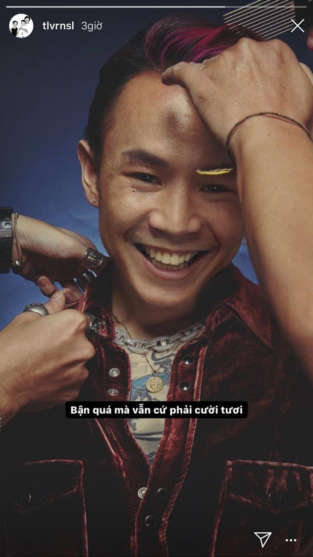 Thấy Binz thả thính mà mặt mày cau có, Touliver liền có động thái cực kỳ lầy lội! - Ảnh 2. Thấy Binz thả thính mà mặt mày cau có, Touliver liền có động thái cực kỳ lầy lội! - Ảnh 2.