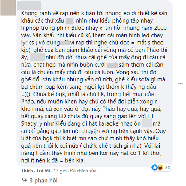 Netizens criticize King Of Rap because the stage is dark, the rhythm drowns out the contestants, the rules are hard to understand ... Are they all far behind Rap Viet?  Photo 6.