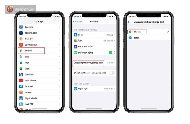 Cách đặt Google Chrome làm trình duyệt mặc định trên iPhone - Ảnh 2.