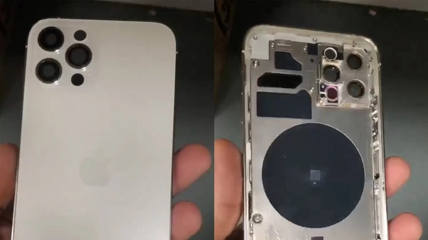 Rò rỉ video trên tay mặt lưng iPhone 12 Pro - Ảnh 3.