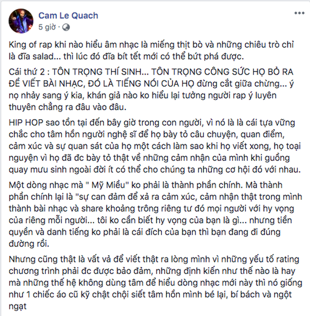 Netizens criticize King Of Rap because the stage is dark, the rhythm drowns out the contestants, the rules are hard to understand ... Are they all far behind Rap Viet?  Photo 9.