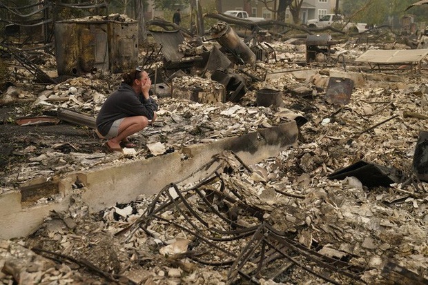 Người dân Oregon, Mỹ khốn đốn vì thảm họa cháy rừng chưa từng có - Ảnh 3.