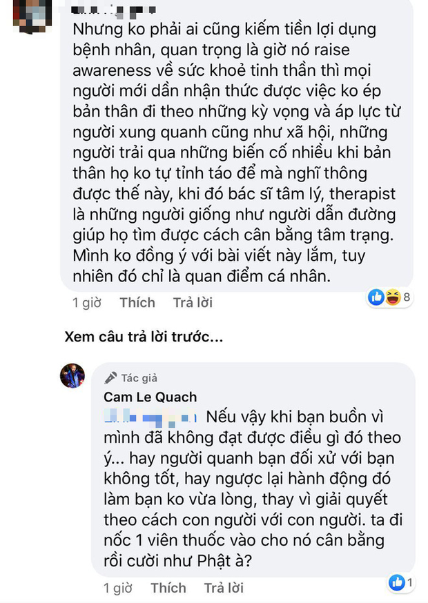 Kimmese gây tranh cãi dữ dội khi nêu quan điểm về trầm cảm: Việc bạn cần làm là nhận ra mình đã tự ép mình quá đáng, đừng dùng thuốc tây - Ảnh 4.