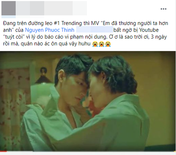 MV của Noo Phước Thịnh bất ngờ bị YouTube tuýt còi vì có nội dung nhạy cảm với lứa tuổi, từ top 3 trending giờ hoàn toàn bay màu - Ảnh 7. MV của Noo Phước Thịnh bất ngờ bị YouTube tuýt còi vì có nội dung nhạy cảm với lứa tuổi, từ top 3 trending giờ hoàn toàn bay màu - Ảnh 7.