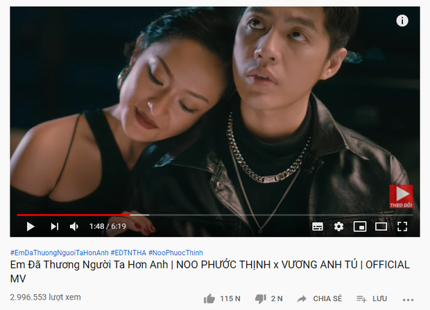 MV của Noo Phước Thịnh bất ngờ bị YouTube tuýt còi vì có nội dung nhạy cảm với lứa tuổi, từ top 3 trending giờ hoàn toàn bay màu - Ảnh 2. MV của Noo Phước Thịnh bất ngờ bị YouTube tuýt còi vì có nội dung nhạy cảm với lứa tuổi, từ top 3 trending giờ hoàn toàn bay màu - Ảnh 2.
