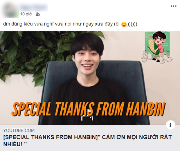 Hanbin từ Hàn Quốc quay clip cảm ơn fan, netizen trêu ngay: 20 năm theo Kpop mới được xem idol nói tiếng Việt không cần phụ đề - Ảnh 4. Hanbin từ Hàn Quốc quay clip cảm ơn fan, netizen trêu ngay: 20 năm theo Kpop mới được xem idol nói tiếng Việt không cần phụ đề - Ảnh 4.