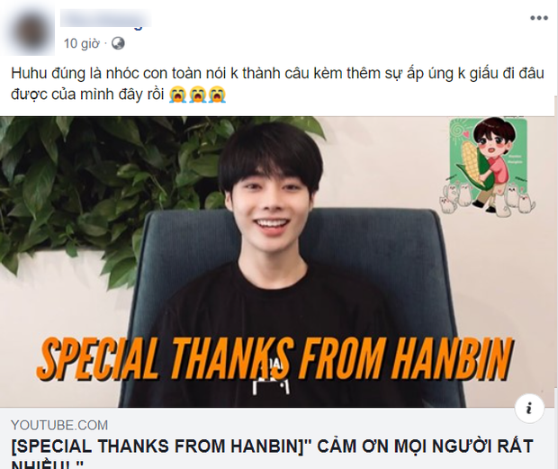 Hanbin từ Hàn Quốc quay clip cảm ơn fan, netizen trêu ngay: 20 năm theo Kpop mới được xem idol nói tiếng Việt không cần phụ đề - Ảnh 5. Hanbin từ Hàn Quốc quay clip cảm ơn fan, netizen trêu ngay: 20 năm theo Kpop mới được xem idol nói tiếng Việt không cần phụ đề - Ảnh 5.