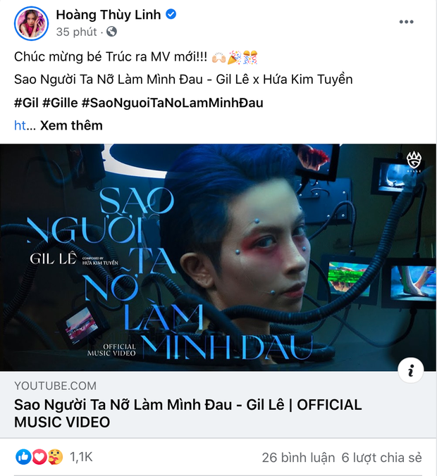 Gil Lê vừa ra MV, Hoàng Thuỳ Linh đã lộ ảnh thân thiết và đăng status ủng hộ bé Trúc: Còn chờ gì mà không công khai? - Ảnh 3. Gil Lê vừa ra MV, Hoàng Thuỳ Linh đã lộ ảnh thân thiết và đăng status ủng hộ bé Trúc: Còn chờ gì mà không công khai? - Ảnh 3.