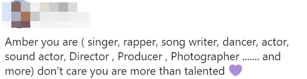 Bị chế giễu là không đủ tầm chung mâm với Lisa ở mảng rap, Amber f(x) có phản ứng khiến antifan câm nín luôn! - Ảnh 8. Bị chế giễu là không đủ tầm chung mâm với Lisa ở mảng rap, Amber f(x) có phản ứng khiến antifan câm nín luôn! - Ảnh 8.