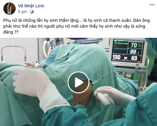 Nhật Linh - vợ Văn Đức chia sẻ clip về sinh nở: Đàn ông phải thế nào thì phụ nữ mới thấy hy sinh là xứng đáng - Ảnh 1. Nhật Linh - vợ Văn Đức chia sẻ clip về sinh nở: Đàn ông phải thế nào thì phụ nữ mới thấy hy sinh là xứng đáng - Ảnh 1.