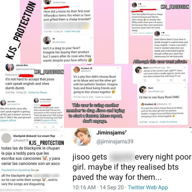 Biến căng: Jisoo bị chính fan 2 thành viên BLACKPINK, fan Suzy - BTS khủng bố, quấy rối tình dục và thậm chí dọa giết - Ảnh 3.