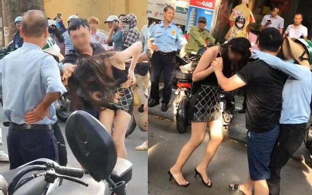 Đôi vợ chồng và cô bồ nhí trong vụ đánh ghen trên phố Lý Nam Đế có thể bị xử phạt như thế nào? - Ảnh 1.