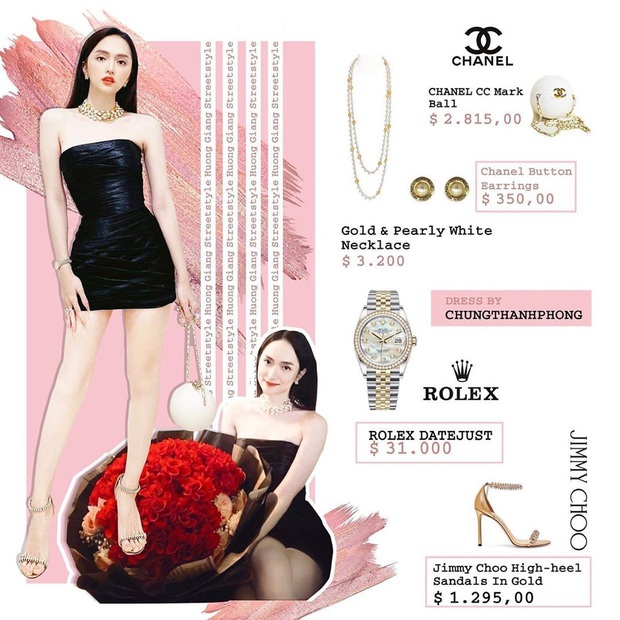 Bóc giá loạt outfit của Hương Giang từ khi hẹn hò Matt Liu: Cây nào cũng trăm triệu, đồng hồ gần tỷ đeo như cơm bữa - Ảnh 5. Bóc giá loạt outfit của Hương Giang từ khi hẹn hò Matt Liu: Cây nào cũng trăm triệu, đồng hồ gần tỷ đeo như cơm bữa - Ảnh 5.