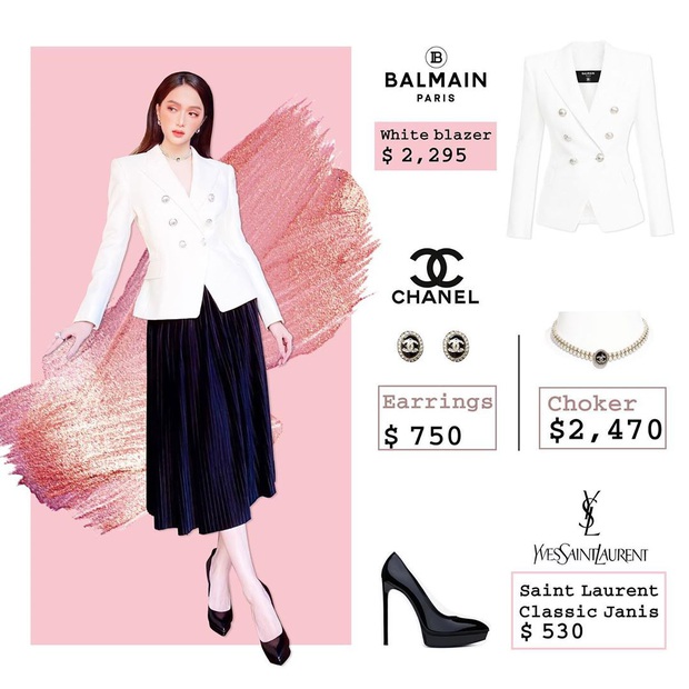 Bóc giá loạt outfit của Hương Giang từ khi hẹn hò Matt Liu: Cây nào cũng trăm triệu, đồng hồ gần tỷ đeo như cơm bữa - Ảnh 4. Bóc giá loạt outfit của Hương Giang từ khi hẹn hò Matt Liu: Cây nào cũng trăm triệu, đồng hồ gần tỷ đeo như cơm bữa - Ảnh 4.
