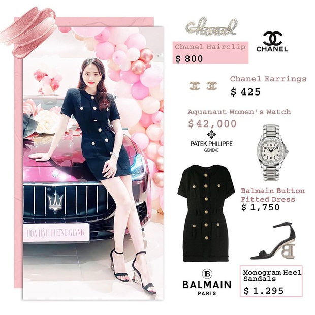 Bóc giá loạt outfit của Hương Giang từ khi hẹn hò Matt Liu: Cây nào cũng trăm triệu, đồng hồ gần tỷ đeo như cơm bữa - Ảnh 1. Bóc giá loạt outfit của Hương Giang từ khi hẹn hò Matt Liu: Cây nào cũng trăm triệu, đồng hồ gần tỷ đeo như cơm bữa - Ảnh 1.