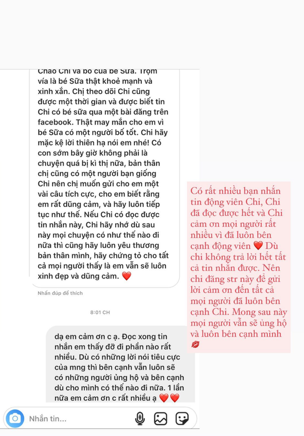 Chi Bé lần đầu lên tiếng sau khi công khai có con ở tuổi 18 - Ảnh 2. Chi Bé lần đầu lên tiếng sau khi công khai có con ở tuổi 18 - Ảnh 2.