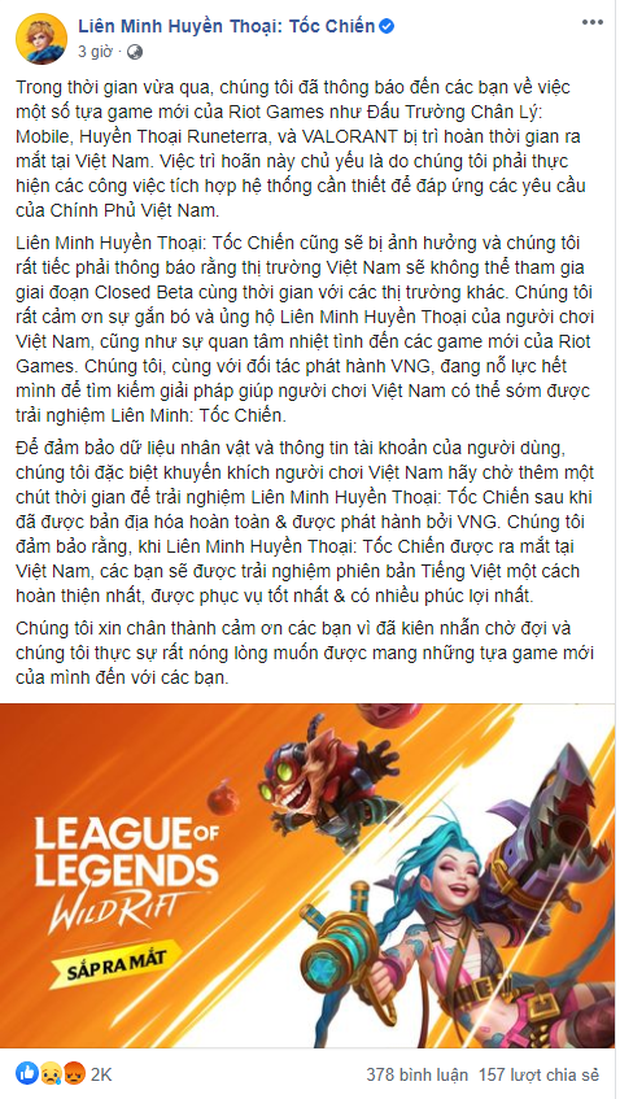 Chính thức! 100% VNG sẽ phát hành LMHT: Tốc Chiến tại Việt Nam, game thủ Việt khóc hận vì Closed Beta - Ảnh 3.