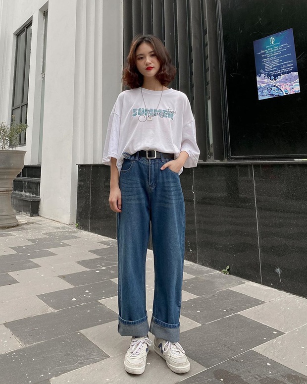 Lười mix đồ đến đâu thì bạn cũng mặc đẹp với áo phông tay lỡ, ăn diện đơn giản mà trông vẫn cá tính ra trò - Ảnh 3.