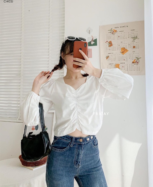 Mùa Thu đến là nhất định phải sắm áo blouse dài tay, nàng nào diện lên cũng xinh bá cháy - Ảnh 11.