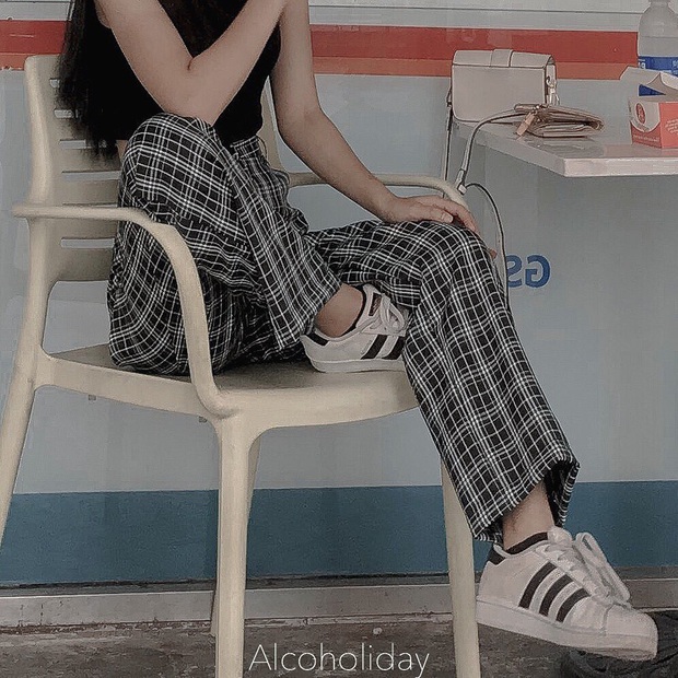 Quần caro ống rộng giá “bèo” nhưng làm style “đỉnh” hết nấc, nàng nào bỏ qua là thiệt  - Ảnh 10.