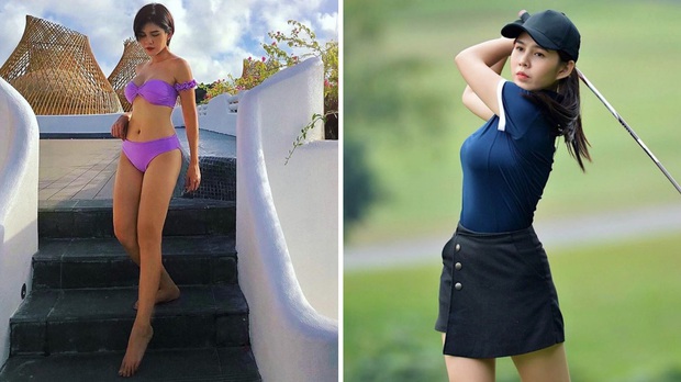 So ảnh gái xinh mặc bikini với khi lên đồ chơi golf: Chân dài, eo thon thì mặc hở kín gì cũng đẹp mê - Ảnh 13. So ảnh gái xinh mặc bikini với khi lên đồ chơi golf: Chân dài, eo thon thì mặc hở kín gì cũng đẹp mê - Ảnh 13.
