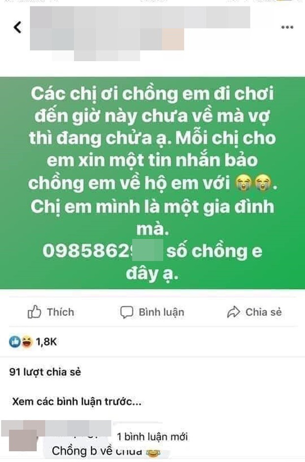 Vợ bầu cao tay nhờ dân mạng gọi chồng đang đi nhậu về nhà và cái kết hàng trăm tin nhắn dội đến khiến anh chồng đành phải buông chén - Ảnh 1.