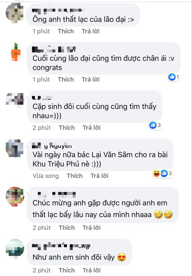 Mừng rớt nước mắt, Wowy cuối cùng đã có ảnh chung với “anh em thất lạc” Lại Văn Sâm rồi! - Ảnh 4. Mừng rớt nước mắt, Wowy cuối cùng đã có ảnh chung với “anh em thất lạc” Lại Văn Sâm rồi! - Ảnh 4.