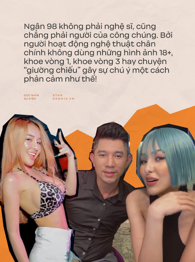 Showbiz cấm cửa Ngân 98 và một cộng đồng MXH văn minh cũng không có chỗ cho những chiêu trò lố lăng, phản cảm! - Ảnh 3. Showbiz cấm cửa Ngân 98 và một cộng đồng MXH văn minh cũng không có chỗ cho những chiêu trò lố lăng, phản cảm! - Ảnh 3.