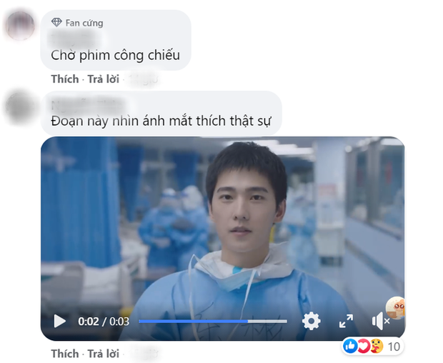 Dương Dương bất chấp tính mạng, trụ lại tâm dịch để cứu người ở trailer phim chống COVID-19 - Ảnh 6.