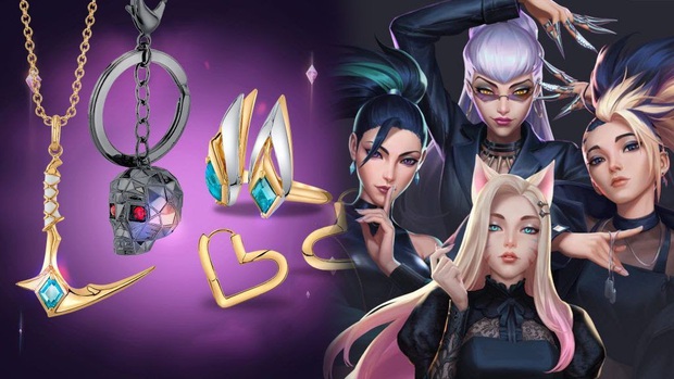 Riot Games tiếp tục khiến fan cháy túi khi phát hành BST trang sức màu sắc K/DA cực xinh - Ảnh 1.