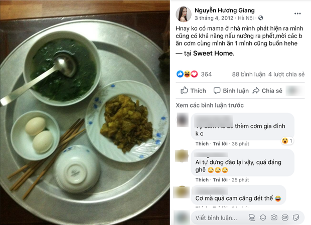 Fans bất ngờ lục lại ảnh Hương Giang nấu nướng 8 năm trước, gọi cả anh rể Matt Liu vào ăn cơm nhà - Ảnh 1. Fans bất ngờ lục lại ảnh Hương Giang nấu nướng 8 năm trước, gọi cả anh rể Matt Liu vào ăn cơm nhà - Ảnh 1.