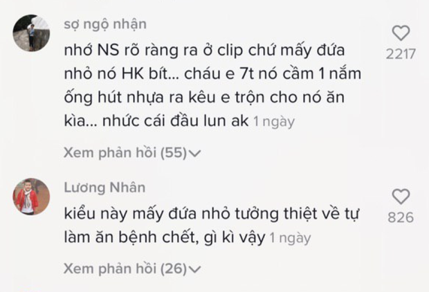 SỐC: TikToker Trung Quốc làm clip ăn ống hút nhặt từ thùng rác, cư dân mạng bình luận đã có trẻ con đòi bắt chước làm theo? - Ảnh 8.