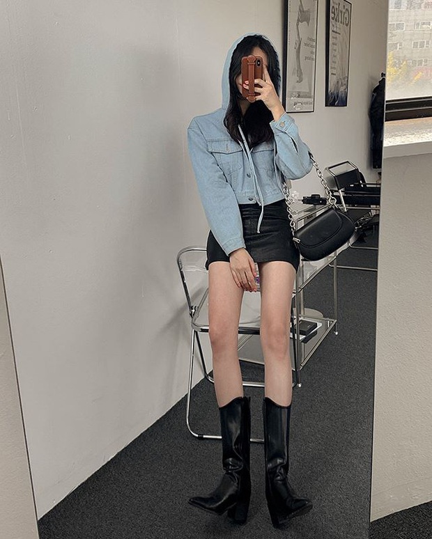 Diện chân váy da là có ngay vẻ ngoài xịn mịn hơn chị hơn em, hội mê chân váy hãy vào xem ngay - Ảnh 11.