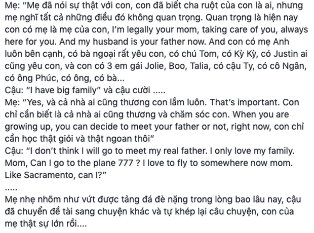 Thanh Thảo tiết lộ phản ứng của bé Jacky Minh Trí khi nhắc về Ngô Kiến Huy: “Con nghĩ sẽ không gặp lại ba ruột, con không muốn khóc” - Ảnh 5.