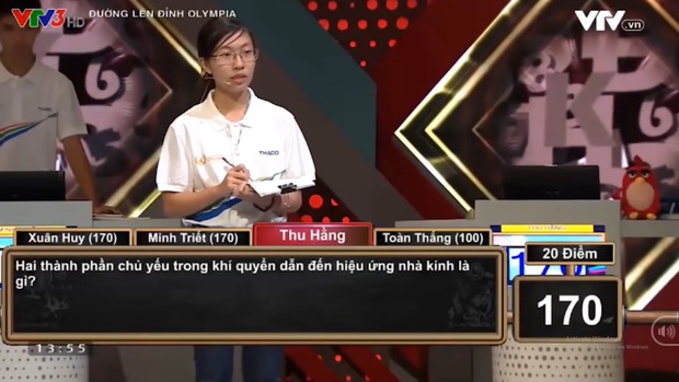 Màn cướp điểm của Thu Hằng trong trận thi quý khiến MC thốt lên quá thông minh bất ngờ được chia sẻ lại: Như thế này đã xứng đáng là Nhà vô địch Olympia chưa? - Ảnh 2.