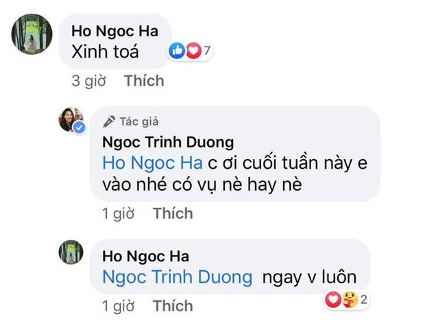 BTV Ngọc Trinh vừa trở lại mạng xã hội sau thời gian sống ẩn, bạn thân Hồ Ngọc Hà liền vào hóng chuyện ngay và luôn - Ảnh 3.